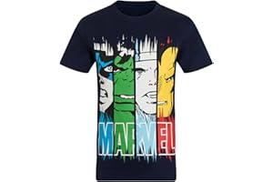 Marvel Comics Mens T-Shirt Character Iron Man Thor Official Gift