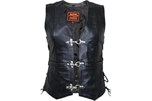 MDM Damska kamizelka skórzana (slim fit)