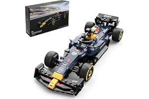 CMJ RC Cars Red Bull RB19 F1 Kit de Modelo a Escala 1:24, 333 Piezas, Set de Construcción de Coche Deportivo Coleccionable, Adecuado para Entusiastas de Coches de Carreras, Edades 6+