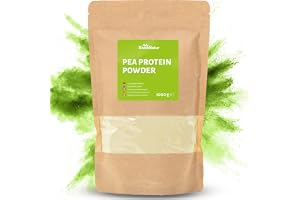 RheinNatur ärtproteinpulver 1 kg – veganskt proteinpulver – proteinpulver för proteinshakes, smoothies med mera – vegetabilis