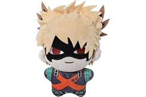 Zhongkaihua Bakugou Katsuki Anime Soft Figure Cute Cartoon Starfish Body Stuffed Pendant Backpack Bag Hanging Ornaments MHA Stuffed Animal