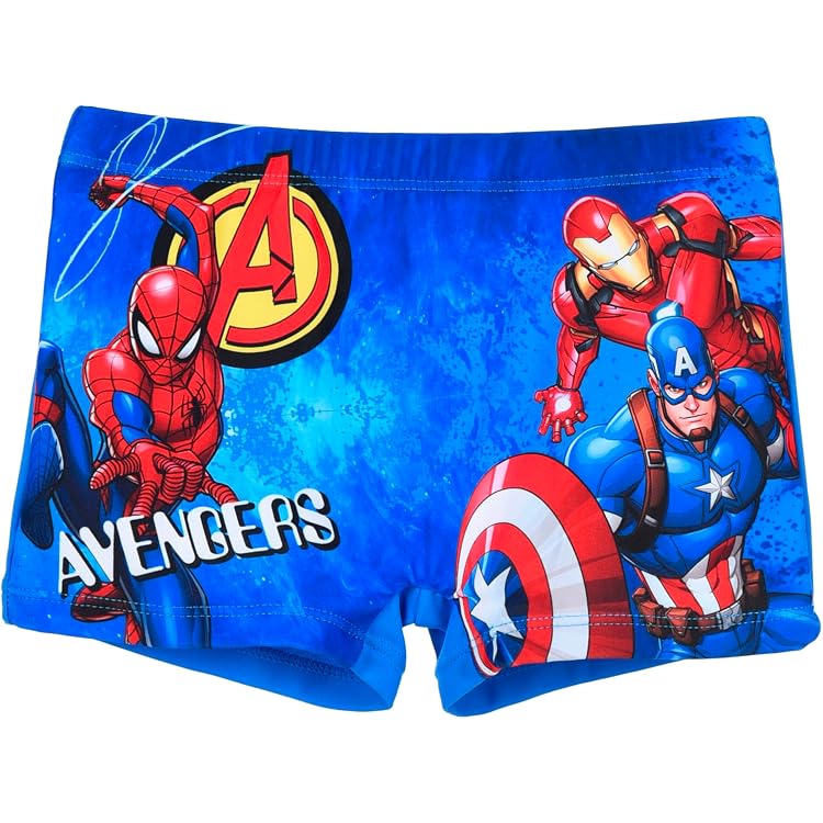 Maillot De Bain Marvel Avengers Bébé Garçon | 18-36 Mois | Polyester/Élasthanne