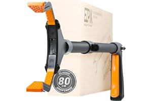 1 x EZPIK® 80 cm Greifer für Senioren mit Magnet-Greifarm, Robuste Greifzangen für Senioren, Menschen mit Behinderungen, Drehbare Müllgreifer Zange, Gehilfe mit Befestigungsclip (1er-Pack, Schwarz)