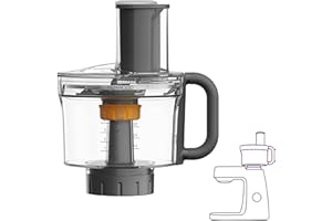 ‎KENWOOD Kenwood MultiPro Küchenmaschine KAH65.000PL, Teigzubehör, 5 Schneidescheiben mit verstellbarer Schneidscheibe, ExpressDice-System, 1,2 L Fassungsvermögen, Zubehörtasche, Silber