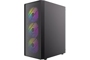 Antec AX26 RGB Elite ATX Boîtier PC de gaming avec 4 ventilateurs RVB Noir