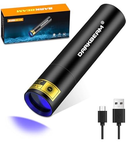 UV-zaklamp Zwart Licht, 365nm USB Oplaadbaar Blacklight Ultraviolet Zaklamp, Draagbare Draagbare Uv Zwartlichtlamp Zaklamp Huisdierurinedetector Voor Hond Kat Urine Droge Vlekken