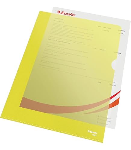 Buste Trasparenti A4 Con Apertura Ad L - Confezione Da 100 Pezzi