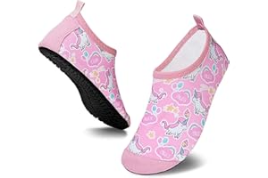 SOMIC Chaussures d'eau Enfant Aquatiques pour Bébé Filles Garcon Chaussettes Filles Garçons Pieds Nus à séchage Rapide pour Plage Piscine Surf Sport Aquatique