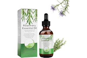 DENDAWEN Rosemary Essential Oil, Hair, Natural Pure Growth & Skin Care, Organic for Aromatherapy, Massage and Diffusers - 60 ml