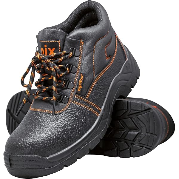 Portwest Steelite Protector Safety Boot S1P – Black, Size 47/12, Steel Toe, Slip & Puncture Resistant