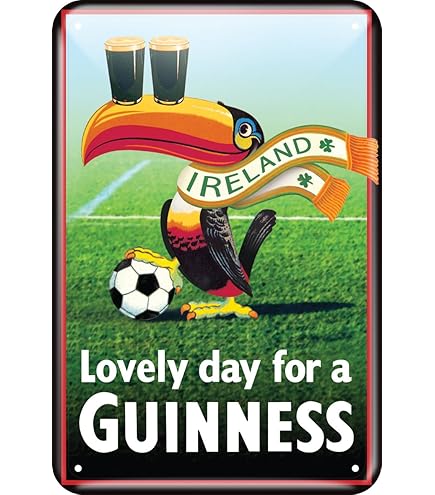 GUINNESS CARRIOLA MINIATURA Segno Del Metallo/Cartolina 110mm X 80mm - Foto 11