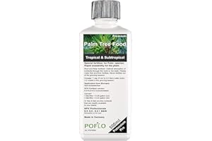 POFLO Abono para palmeras, 500 ml, línea profesional, para palmeras, raíces y hojas de alta tecnología, para plantas en macetas y bancales.