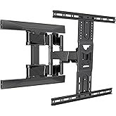 NB North Bayou TV Duvara Montaj D&ouml;ner TV Braketi 45-75 D&uuml;z Ekran TV VESA i&ccedil;in Tam Hareket 600x400mm'ye Kadar Y&uuml;k Kapasitesi t