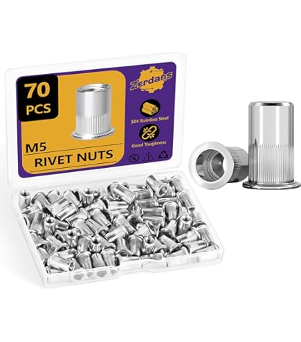M5 Flat Head Rivet Nut | Rivetnut | Threaded Insert - View #3