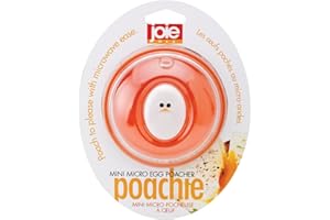Joie Kitchen Gadgets Microwave Egg Poacher, Orange and White, 8x5.7x8 cm