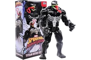 OBLRXM Venom figurine, Venom Titan Hero Series Venom Figure, Spider-Man Maximum Venom - Figurine Titan Blast Gear Venom, Figurine à Collectionner Venom de 30.5 cm, Jouet pour Enfants à partir de 3 Ans