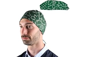 GIMA Hood various patterns surgical caps made from 100% high-quality pure poplin 40 cotton, absorbent, highly breathable, latex-free and autoclavable at 134 °C.