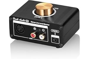 NOBSOUND Douk Audio Mini Stereo Line Level Booster Amplifier Audio Preamp for MP3, iPod, iPad, iPhone, 20dB Gain Volume Control