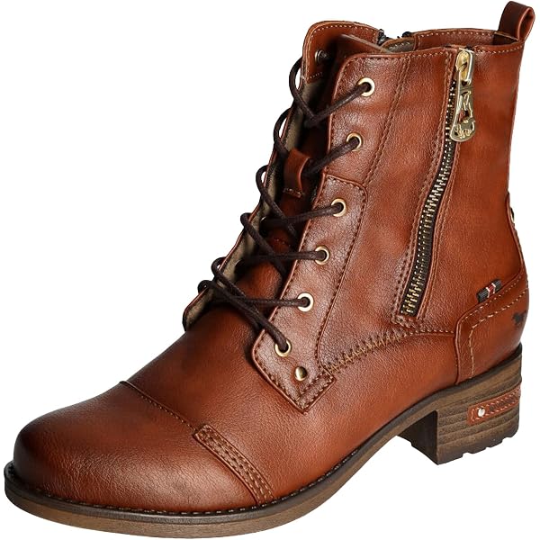 Bottes Chelsea Mustang Femme 1444-503 - Style Bateau - Semelle Profilée - Doublure Textile - Tendance
