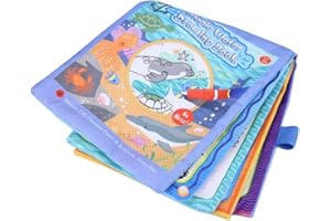 BIITFUU Libro Riutilizzabile per Bambini Disegno per Stoffa per Pittura ad Acqua Libro da Disegno per Acqua Magica con Penna Imparare a Giocare Giocattoli Regali per Bambini
