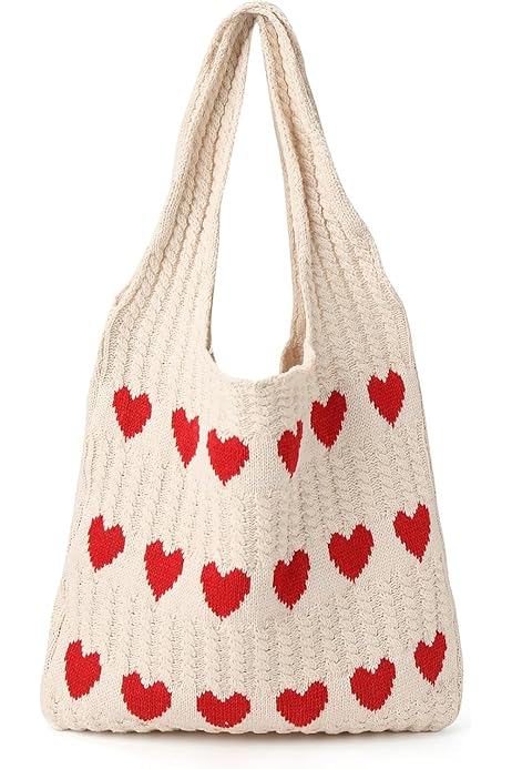 Amazon.in: ファッション theredthread S heart tote bag large