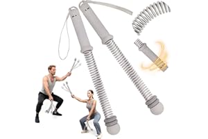 OTRC Ropeless Battle Rope with Adjustable Weights, Portable Silent Home Workout Equipment for Full Body Toning, Fat Burning & Cardio, Strength Training Gym Equipment for Arms, Core, Butt (Grey)