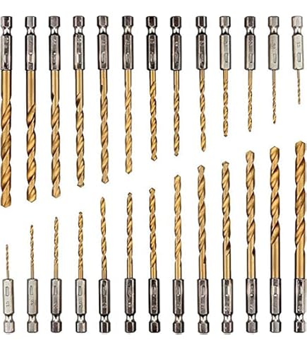 Set Punte Trapano Titanio 16 Pezzi - Da 1.5 A 6.5mm, Per Metallo E Acciaio - Foto 6