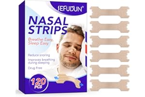QLIGES Cerotti Nasali, Grandi Cerotti Nasali Antirussamento, Non Russare Cerotti Per Naso Antirussamento Contro il Russareper una Migliore Respirazione, Sonno, 66 mm x 19 mm, x 120