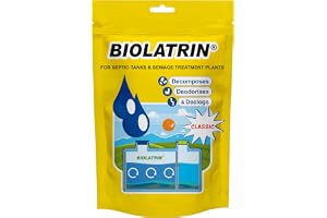 BIOLATRIN CLASSIC– Avancerad biologisk septiktansbehandling – septiktanksbrytare – För hem, gårdar och fritidsområden - Snabba resultat - Lämplig för moderna system – 400 g