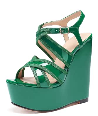Buy Eldof Womens Wedge Platform Sandals 