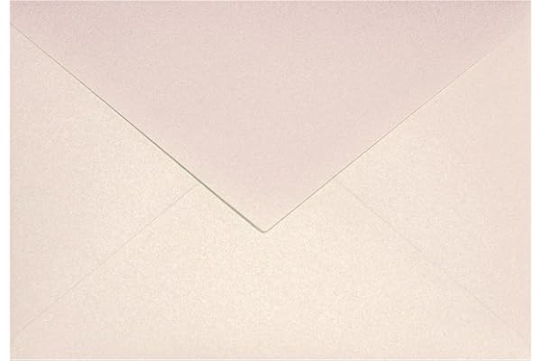 Netuno 25 enveloppes nacrées or rose C6 114 x 162 mm 120g Aster Metallic Candy Pink Gold enveloppe brillante enveloppes élégantes pour lettres invitations mariage cartes de voeux cartes postales