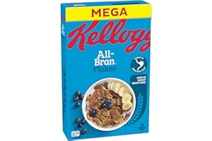 KELLOGG'S All Bran Flakes Cerealien | Graines croustillantes | Emballage individuel (1 x 500 g)