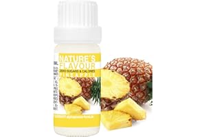 ALPHAPOWER FOOD Flavour Drops ANANAS, Flavdrops I 100% naturalny aromat spożywczy I Krople smakowe bez kalorii i cukru I aromaty pieczenia, smak wody, twaróg
