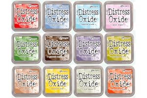 CRAFTELIER Tim Holtz - Kit di 12 tinture Distress Oxide #4