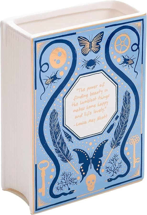 Bibliophile Ceramic Book Vase: Writers Companion - Rua