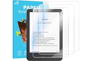 MoKo Lot de 3 Protections d’Écran en Verre Trempé pour Kindle 6'' All-New 11e Génération 2024/2022, Kindle 10e Génération 2019, Anti-Bulles & Anti-Rayures, Dureté 9H HD Transparent