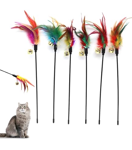 Katzenangel Mit Silikon-Mausschwanz – 77 Cm Lang, Interaktives Spielzeug Für Katzen