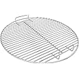 GFTIME 44.5cm Round Cooking Grate 7432 for Weber 47cm Charcoal Grills, Weber One-Touch, Bar-B-Kettle, Smokey Mountain Cooker Smoker, Pit Boss, Louisiana, Char-Broil, Jumbo Joe, Large Big Green Egg