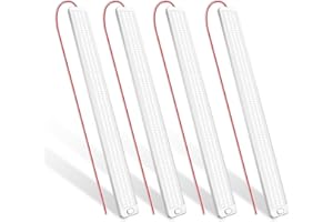 MERTTURM 228 LED Barra Luminosa, 42cm Super Luminoso Auto Iuminazione Interna Con 1000LM 10W 12-85 Volt, Barra Striscia Lampada con Interruttore, Luce Interna Auto per Camion/Camper/Furgone/Barca
