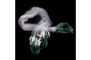 Manyo - Rete da pesca a maglia monofilo, rete da posta, 8 m x 0,8 m