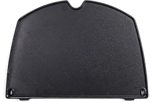 MGIESSCA 6558 Plaque de cuisson en fonte pour barbecue à gaz Weber Q100 Q120 Q140 Q1000 Q1200 Q1400 Series Poêle à frire 32 cm Accessoire pour barbecue à gaz Weber Q