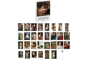 TONGTONG 30 Uds 1 juego de postales de obras de pintores famosos, postal de literatura y arte, tarjetas de felicitación de cumpleaños, postales en blanco de regalo A34