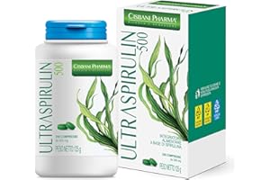 SPIRULINA, 250 compresse - Alga naturale, fonte di energia, resistenza e sistema immunitario - con Proteine Vegetali, ricca di Ficocianina - Cisbani Pharma