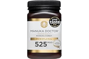 MANUKA DOCTOR | MGO 525+ Manuka Honey Monofloral | 500g | 100% Pure New Zealand Honey | Certified RAW | Non-GMO | Independently Lab Tested | Hive to Home Traceable