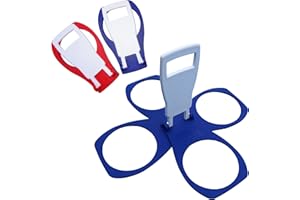 CarryAround Portavasos plegable (2 unidades) para café, bebidas, pintas, cervezas, tamaño de bolsillo resistente, reutilizable, fácil y seguro para bebidas calientes, posición de 3 o 4 tazas.