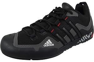 Adidas Terrex Swift Solo, Stivali da trekking Unisex - Adulto, Grigio a sei core/nero/scarlatto, 44 2/3 EU