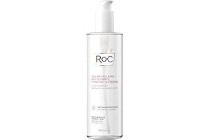 RoC - Acqua Micellare Detergente Viso Extra Comfort - Pelle, Viso e Occhi Sensibili - Pulizia Efficace - Riduce al Minimo i Rischi di Allergia - 400 ml