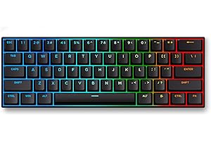 MCHOSE ACE60 HE klawiatura 8000 Hz Rapid Trigger, dokładność RT 0,01 mm, przewodowa klawiatura gamingowa 60% z przełącznikiem magnetycznym, regulowane uruchomienie, SOCD i Snap Key, czarna