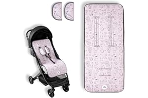 VARIOUSS Colchoneta Para Silla De paseo Universal, Transpirable Ideal Para Verano Cochecitos (DC033B)