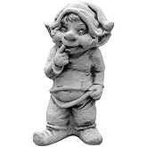Stehende Katze Steinfigur – Höhe 40 Cm, 12 Kg, Frostsicher, Grau, Für Garten & Außenbereich